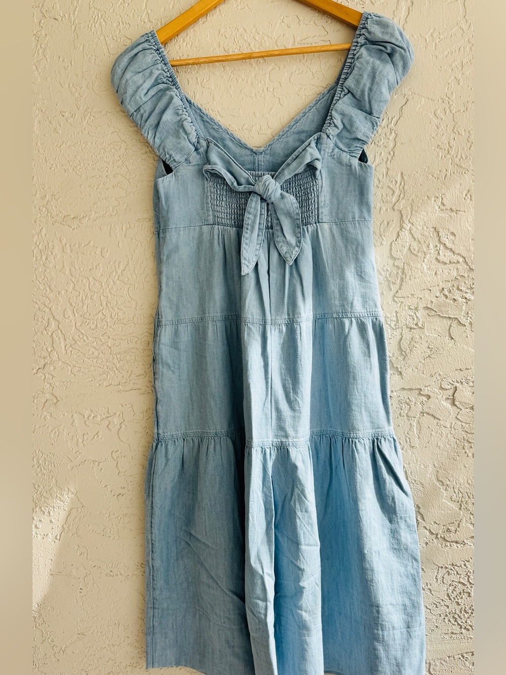 Old Navy Light Blue Smocked Sundress Like New